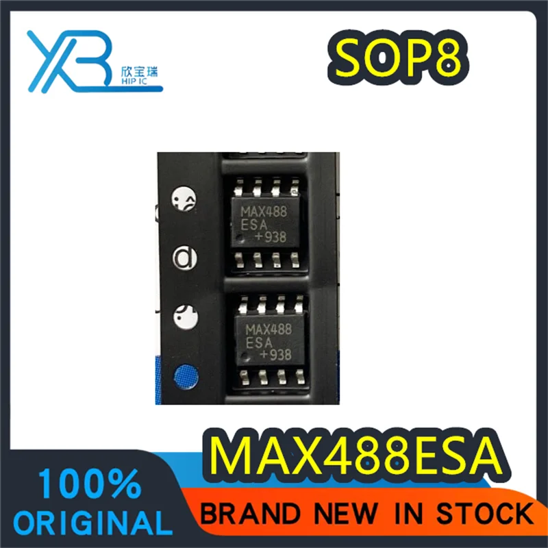 

(10/50 pieces) MAX488ESA MAX488 SOP8 New original RS-422/RS-485 transceiver IC In stock and fast delivery