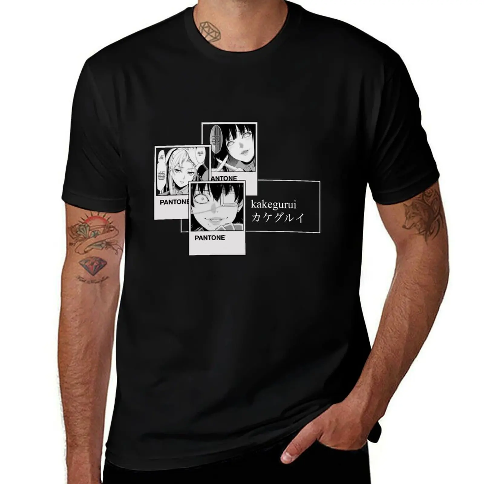 KAKEGURUI AESTHETIC T-Shirt t shirt for man 100 percent cotton T-Shirt