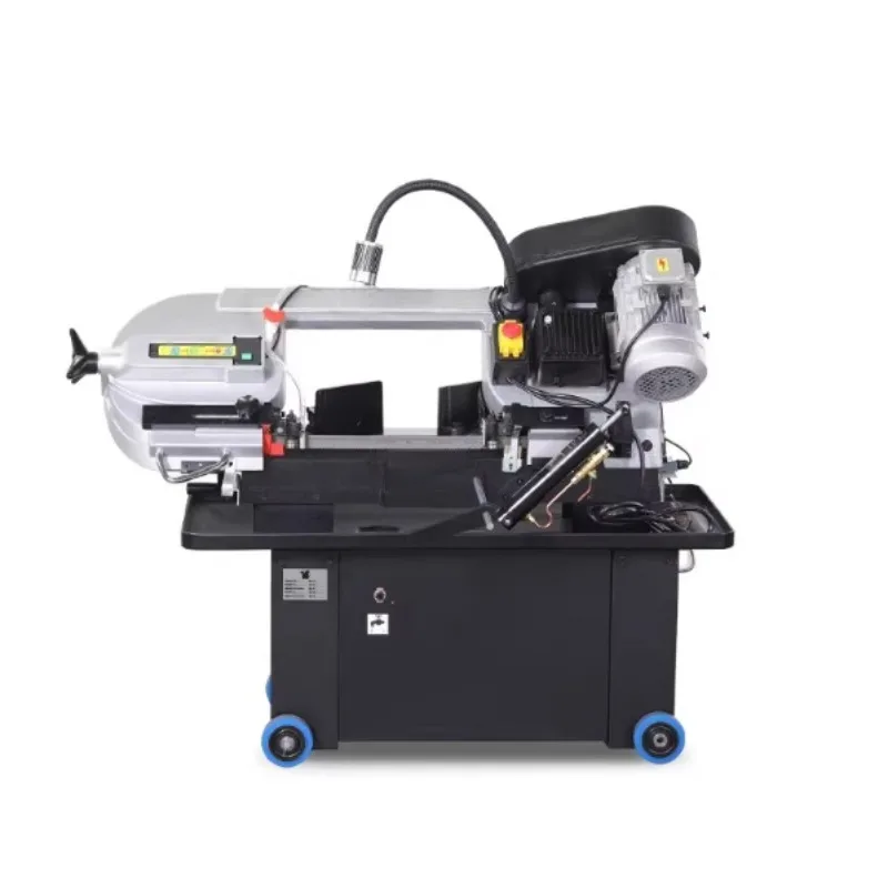 Portable Metal Band Saw Machine Noiseless Automatic Pipe Cutter For Stainless Steel Round Square Tube Burr Free Cutting