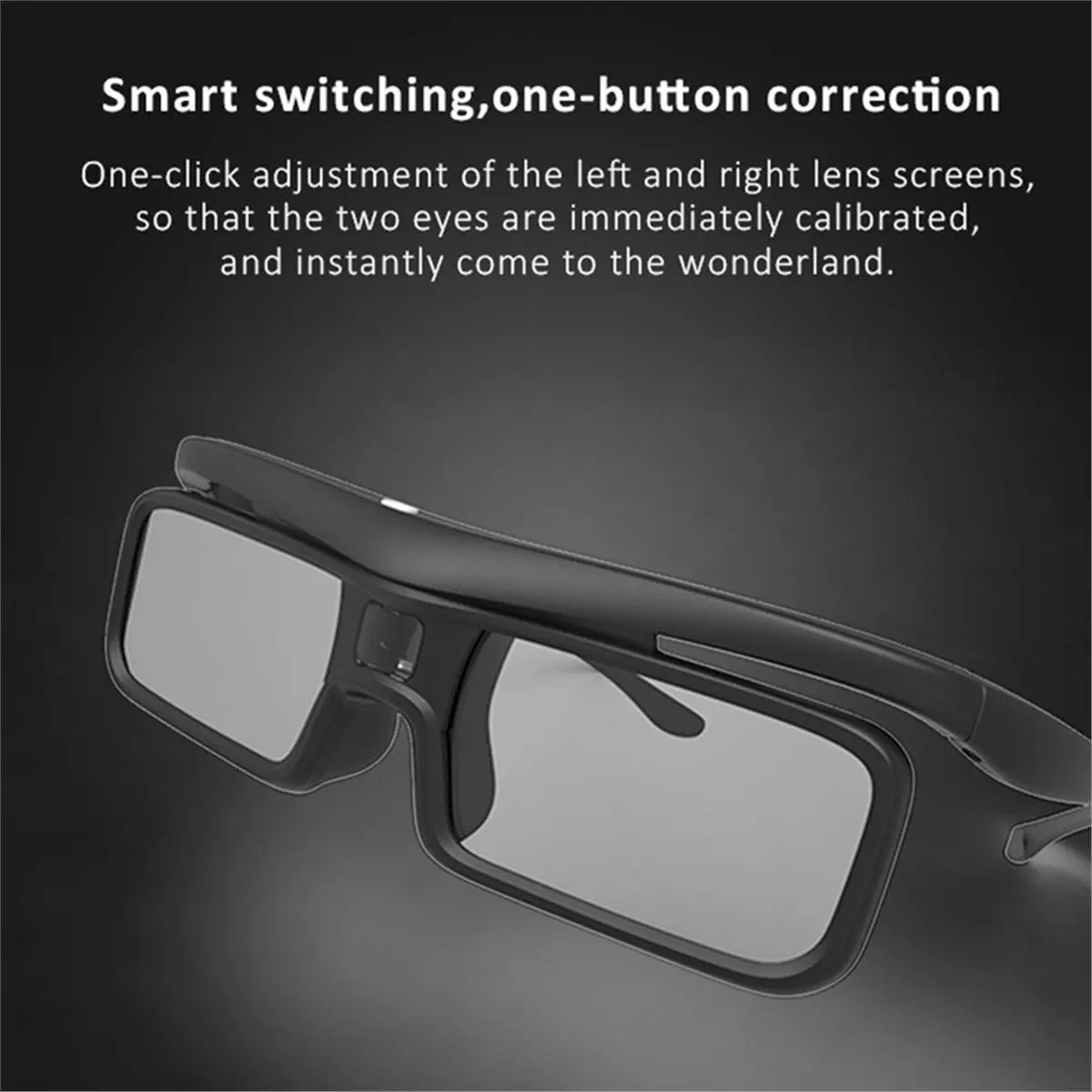 DT81 DLP Link Active Shutter 3D Glasses USB Rechargeable 3D Eyeglasses for Home Cinema DLP Projector Not Suitable for All TV