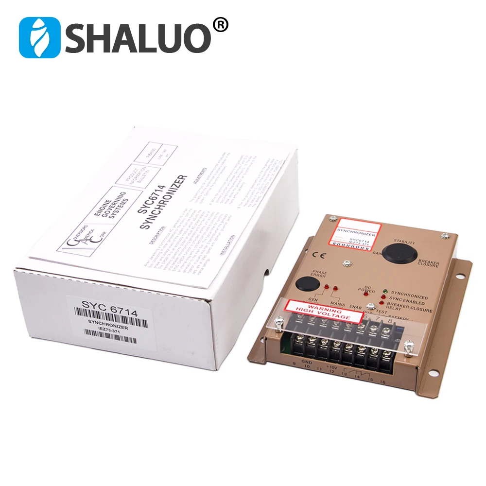 SYC6714 Engine Governor Speed Controller Generator Synchronizer Load Sharing Module DC Motor Control Board Generator Parts