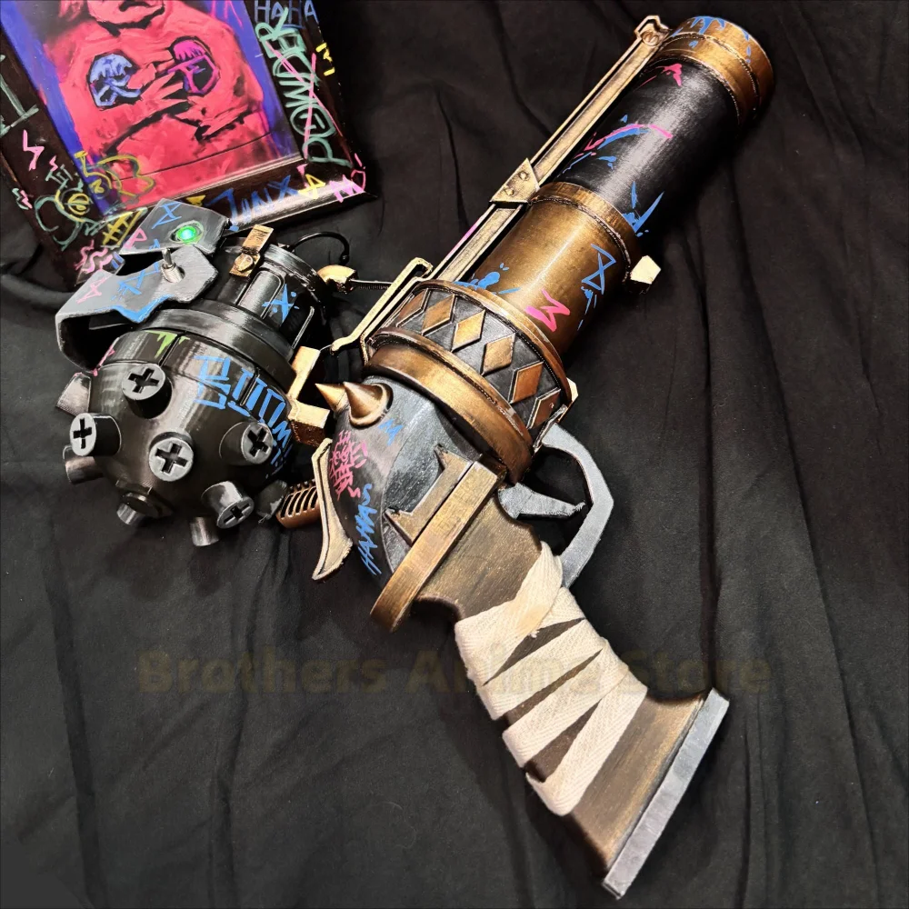 

Точечная война двух городов Jinx Револьвер косплей Бестрашный контракт Правосуда Реквизит Украшения