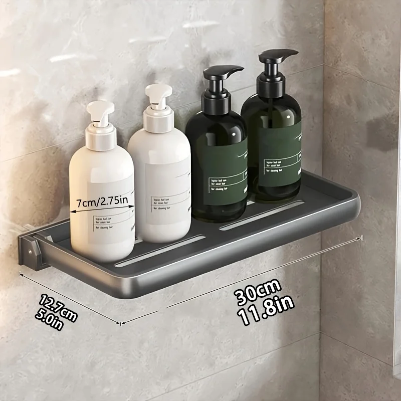 

Caravan RV Folding Wall Rack Collapsible Wall-Mounted Tray Van Organizer Sink Adjustable Motorhome Accessories Bathroom Shelve