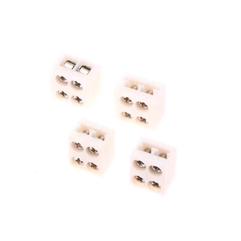 2Pin LED Strip Buckles IP20 COB High Density Connector Terminal For 8MM 10MM LED Strip Screw Fixing Connector