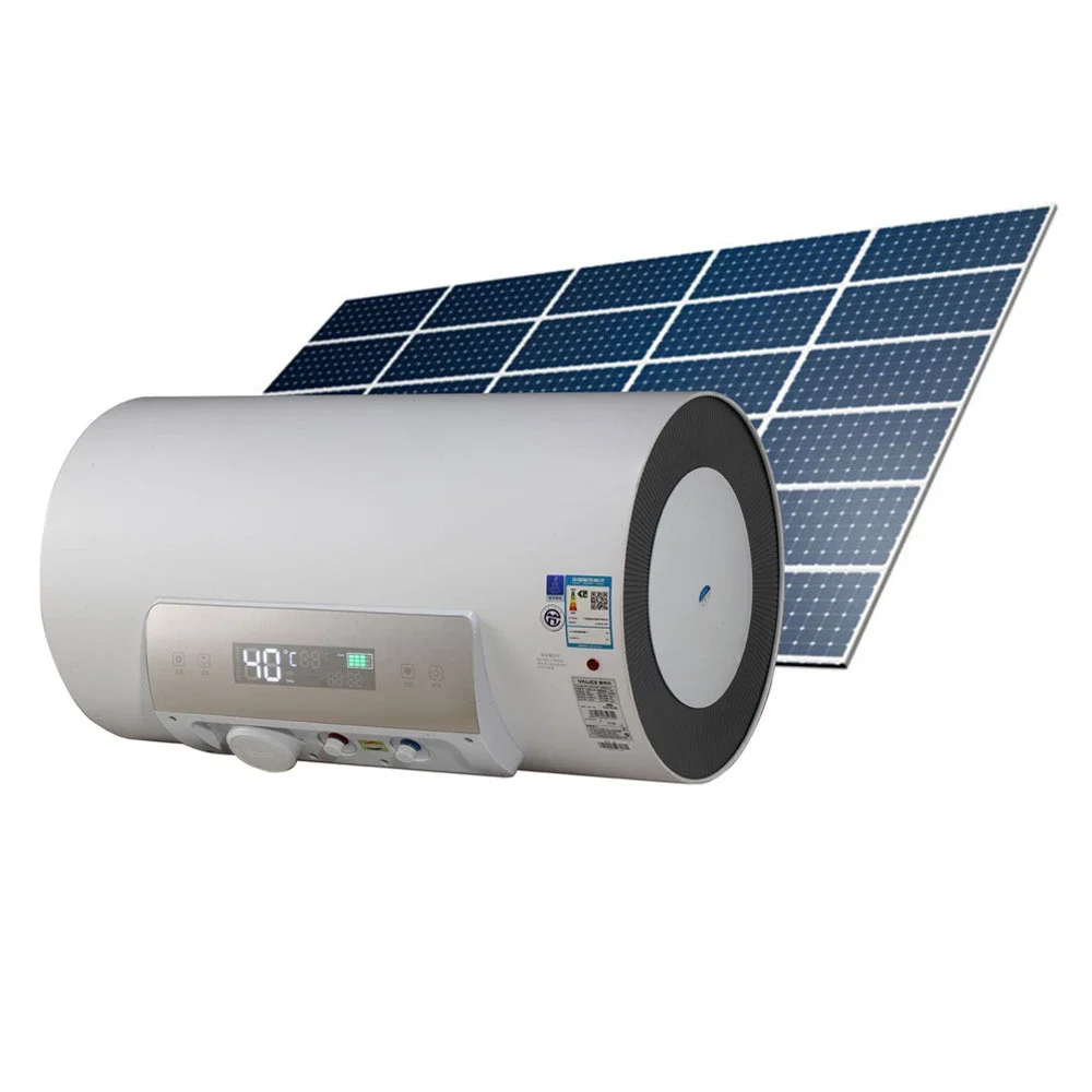 NEW Design with DC & AC Double Heating Circulation System Solar Water Heaters