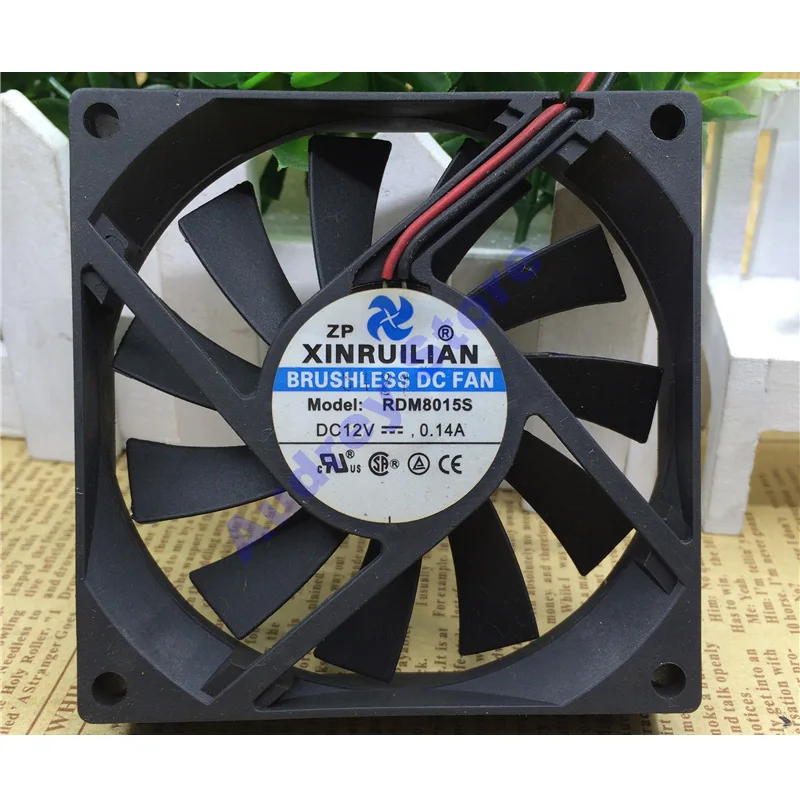 

Original RDM8015S 12V 0.14A 8CM 8015 Mute cooling fan 2500rpm 26CFM air blower