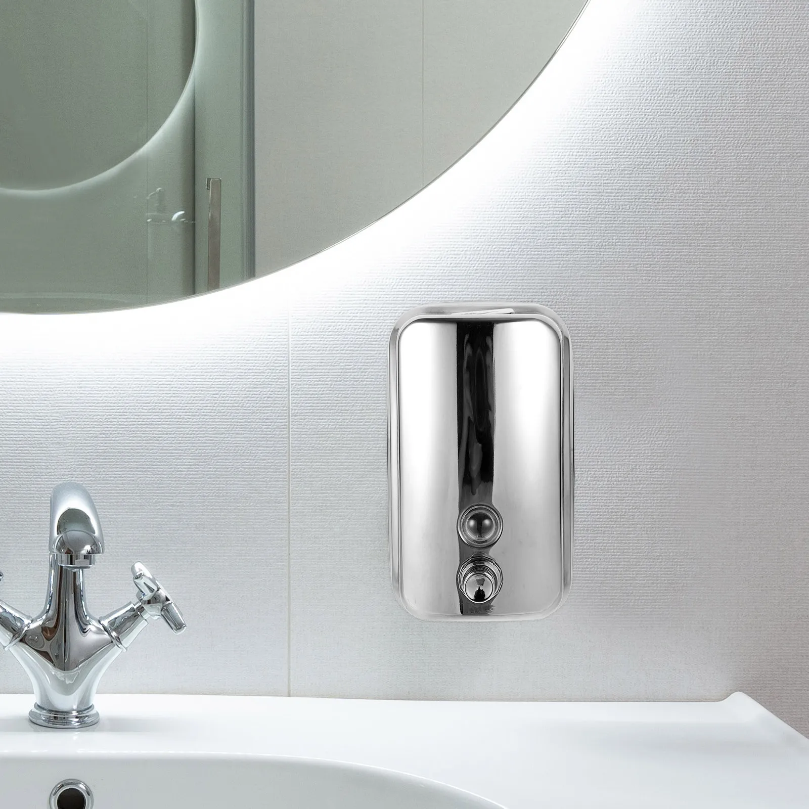 

Soap Dispenser Mounted Large Washing-Up Liquid Dispenser Capacity Bathroom Kitchen Liquid Container For Shampoo Body Wash Hand