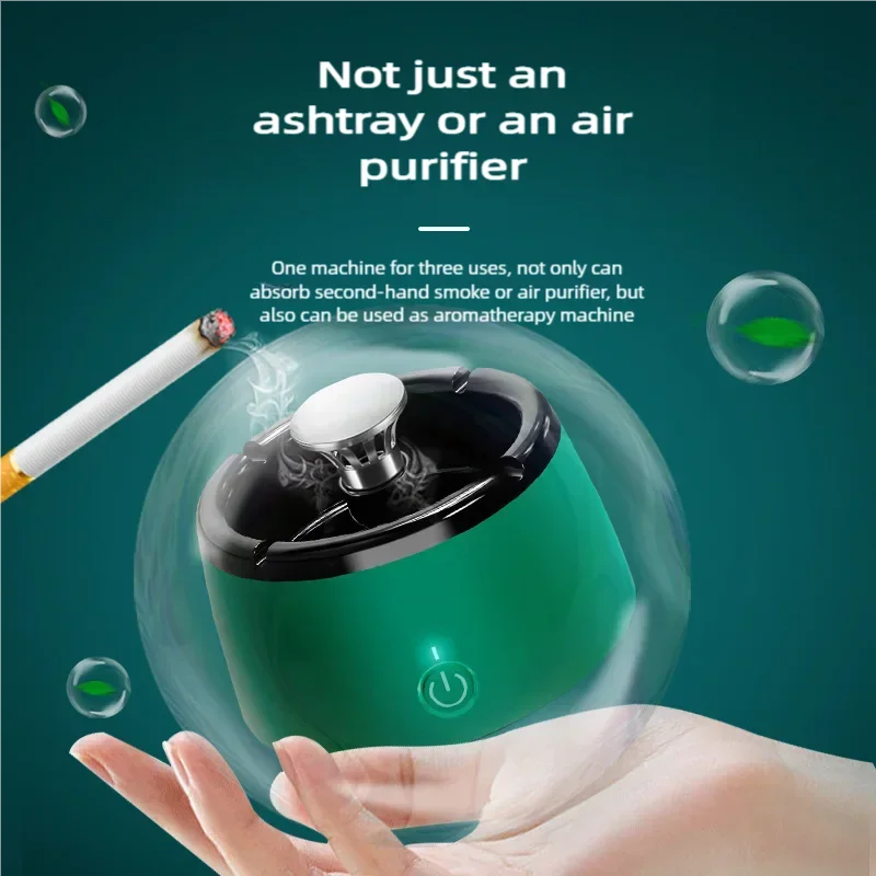 Xiaomi Youpin Smart Ashtray Air Purifier Remove Secondhand Smoke Tobacco Odor Intelligent Ashtray Air Purifier Household Tool