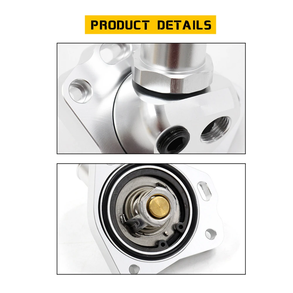 for Honda K-Series K20 K24 Swivel Neck Thermostat Housing Aluminum