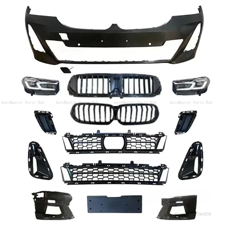 

For 6 Series G32 Old Upgrade to New Lci MT Style BodyKit Bumper Grille Headlight 2017-2020/2021-in up to MT Front Bumper