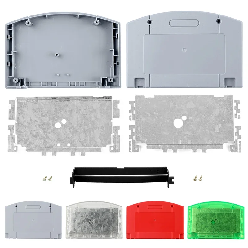 Replace Cartridge Cart Shell Housing for Nintendo N64 Transparent Replacement Case Part Accessories DIY Fix N64