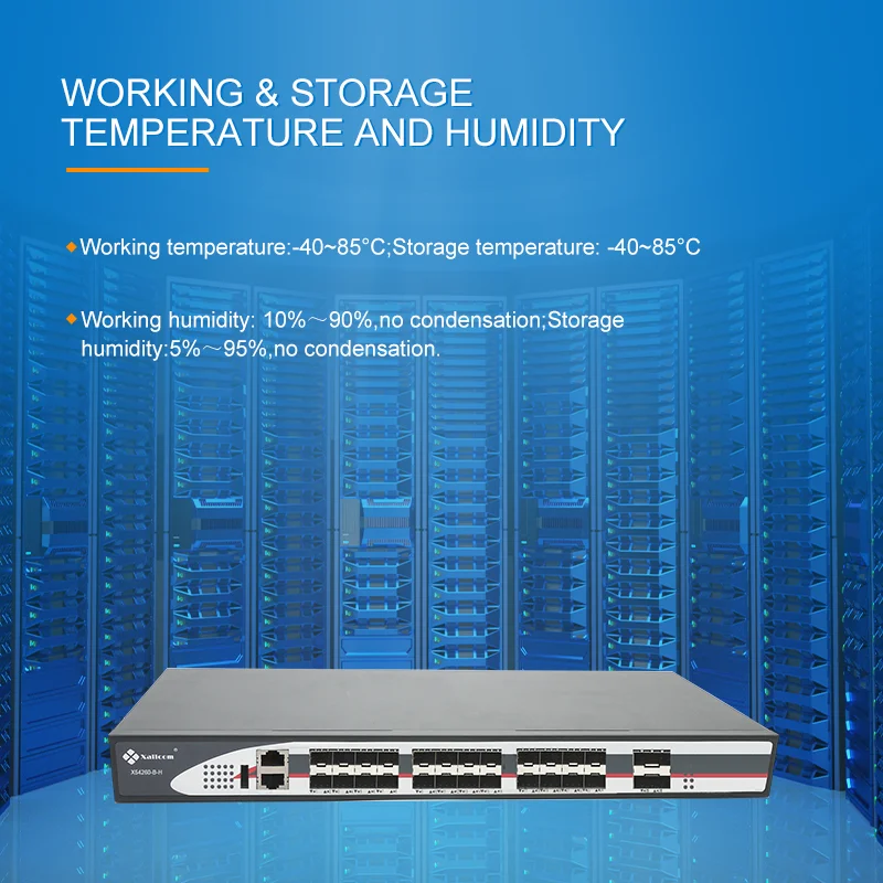 2 100G QSFP Port 24 10G SFP Port L3 Managed Commercial Ethernet Switch Optical Network Switch