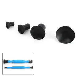 4Pcs Valve Lapping Sticks Set Rubber Valve Lapping Grinding Stick with Suction Cups Kit Cylinder Engine Valves Grinding Tool