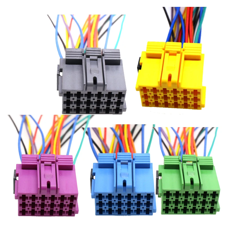 1-967624-1 2 3 4 Automotive wiring harness plug Automotive waterproof connector 18 hole p wiring harness plug 15CM