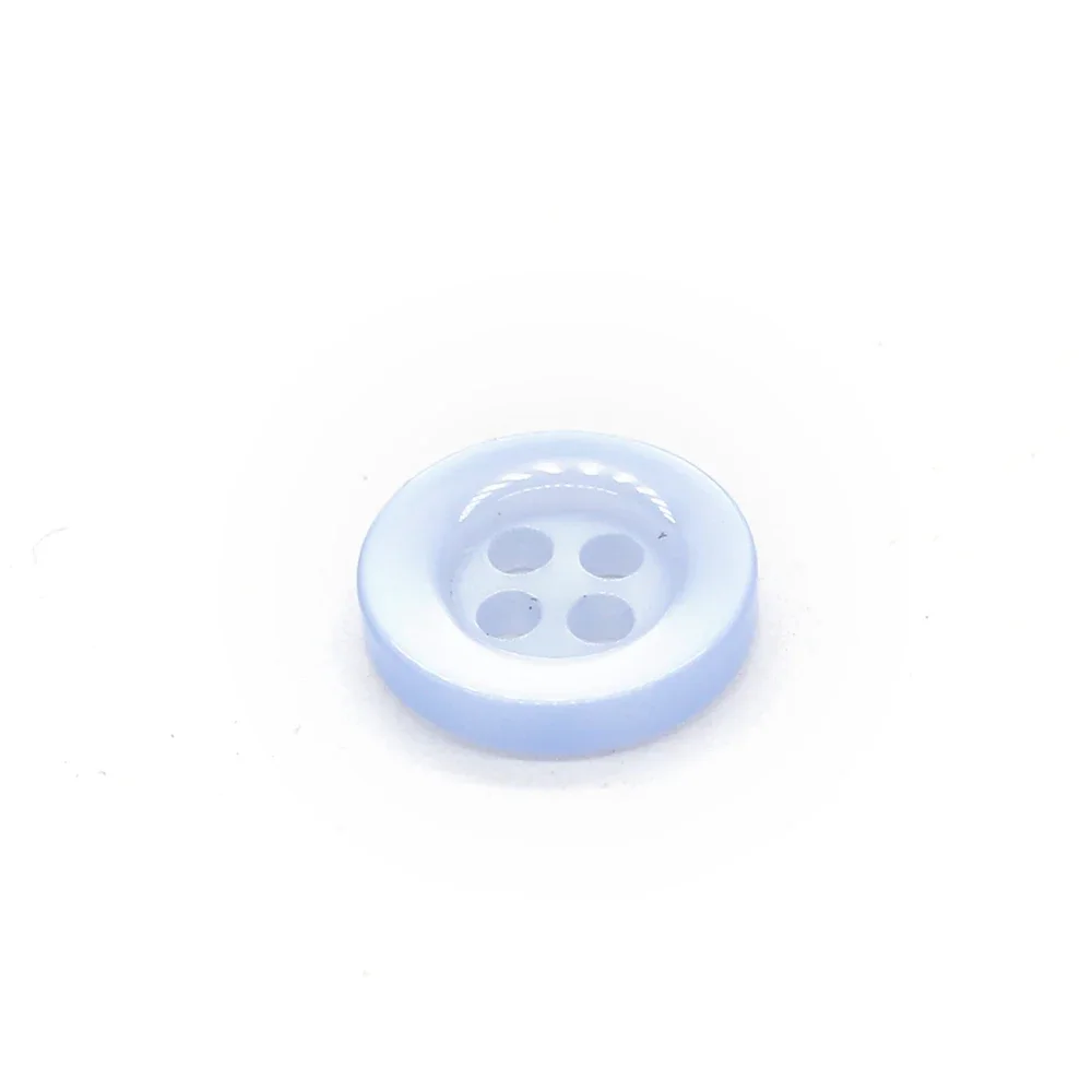 HENGC 4 Holes 9/10/11mm Classical Pearl Light  Resin Buttons for Clothes Uniform Shirt Dress Blouse Handmade Decorations