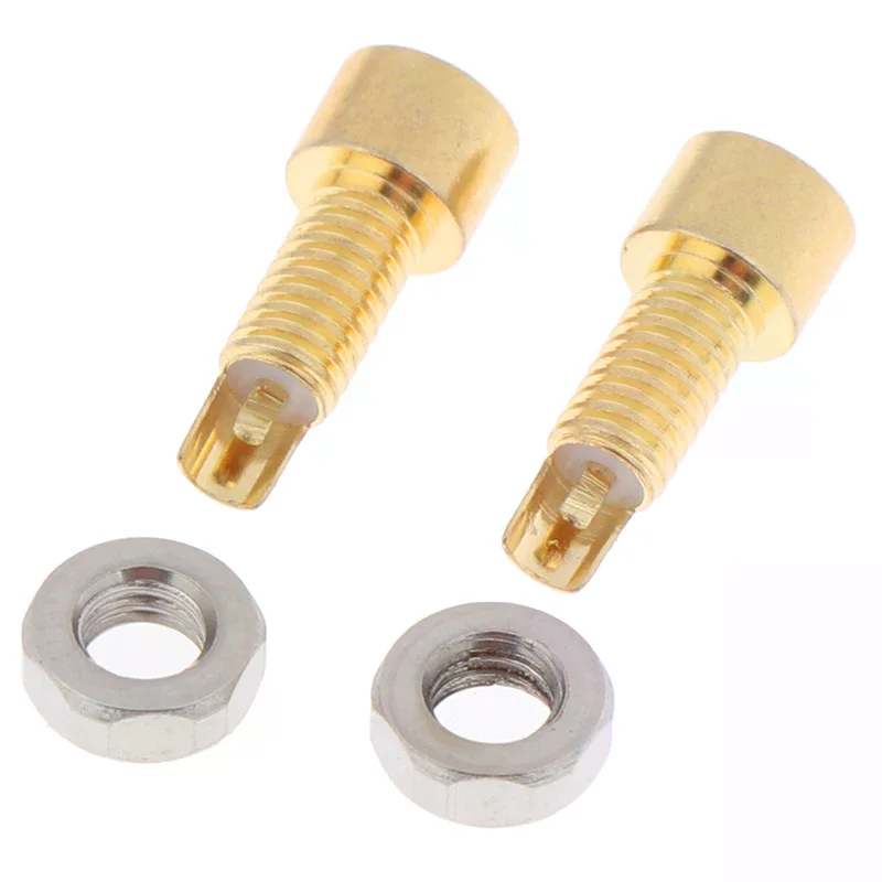 1Pair Gold Plated Pure Copper MMCX Female Jack Solder Wire Connector
