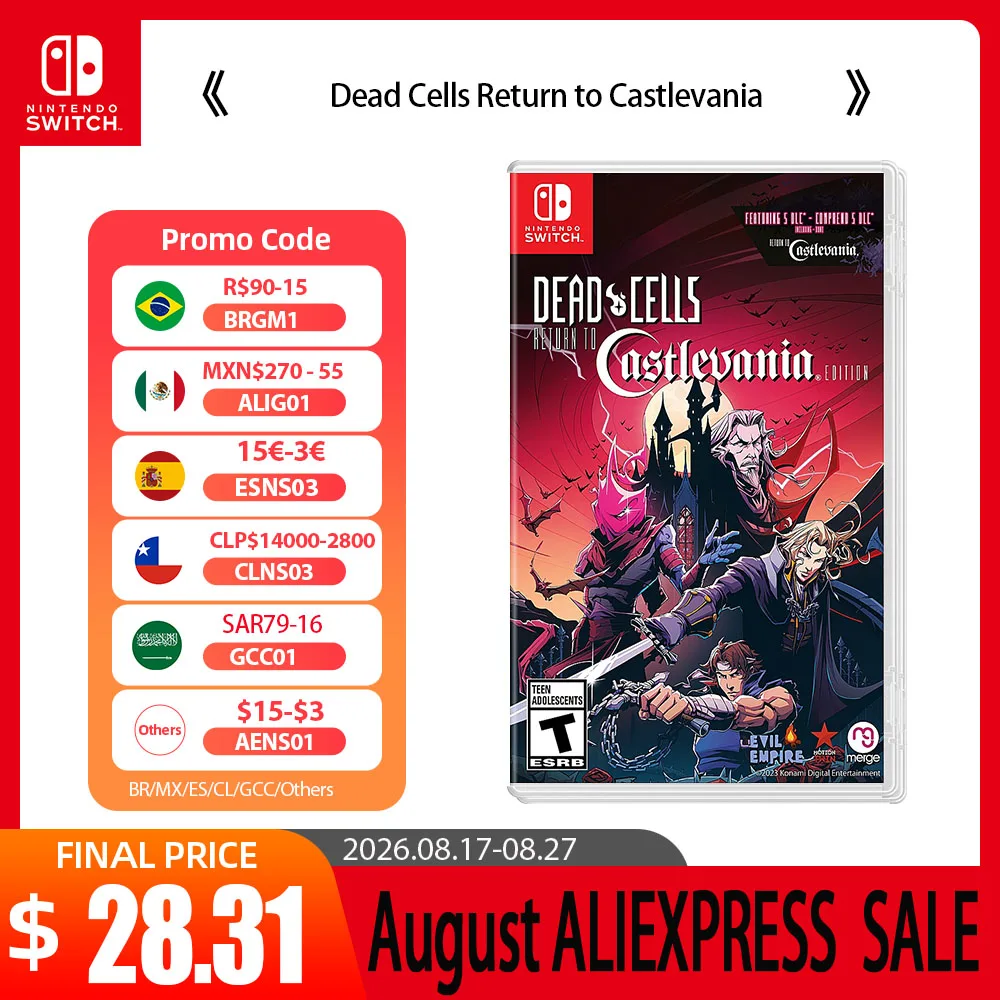 Nintendo Switch Game Deals - Dead Cells Return to Castlevania