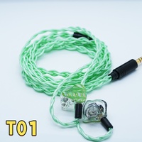 XINHS HIFI T01 4-Core Pure Copper Earphone IEM 2.5mm,4.4mm, 3.5mm, 0.78mm, and 2-Pin MMCX Connectors, For NX8 Himalaya Cantor