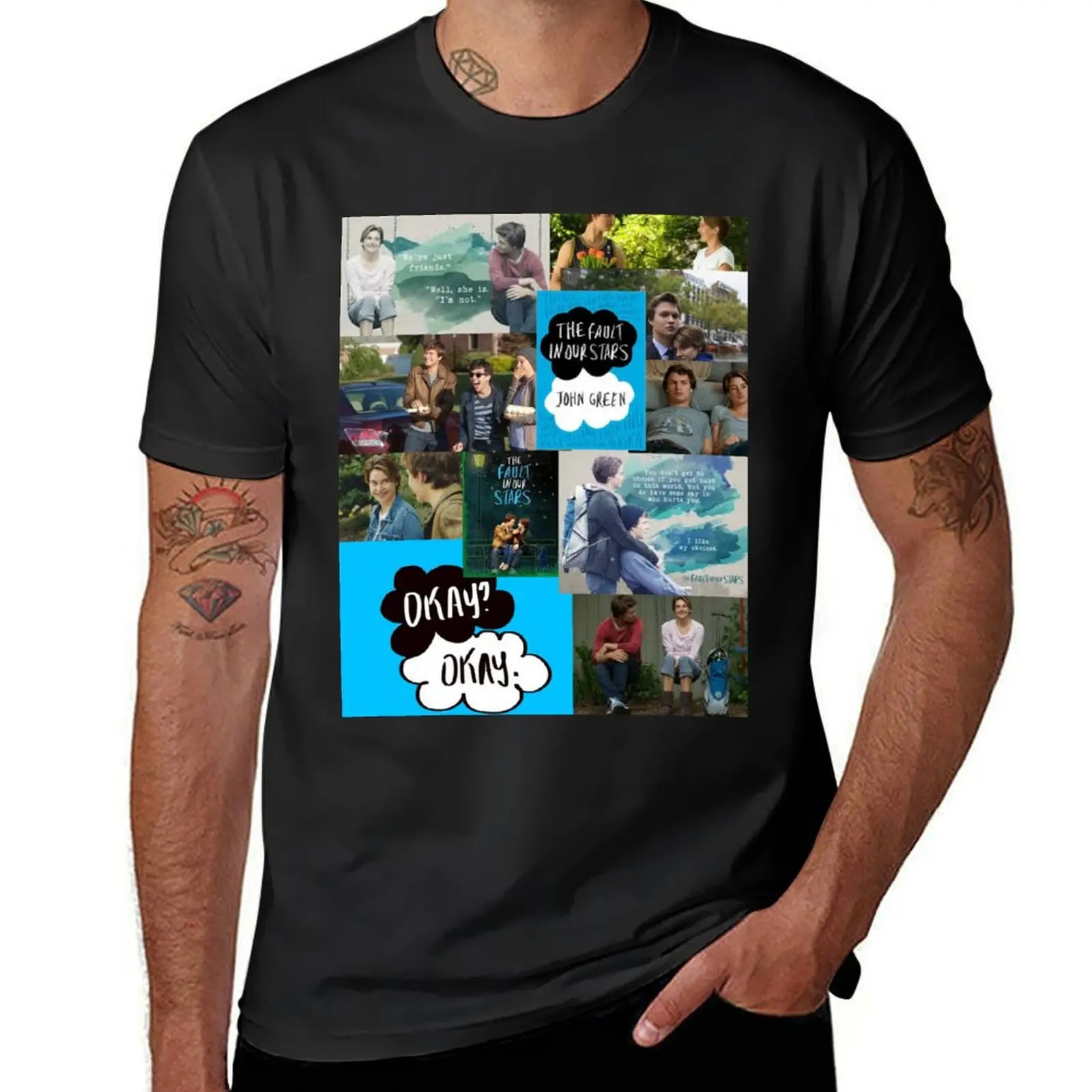 The Fault in Our Stars T-Shirt Short sleeve tee summer tops fitted t shirts for men