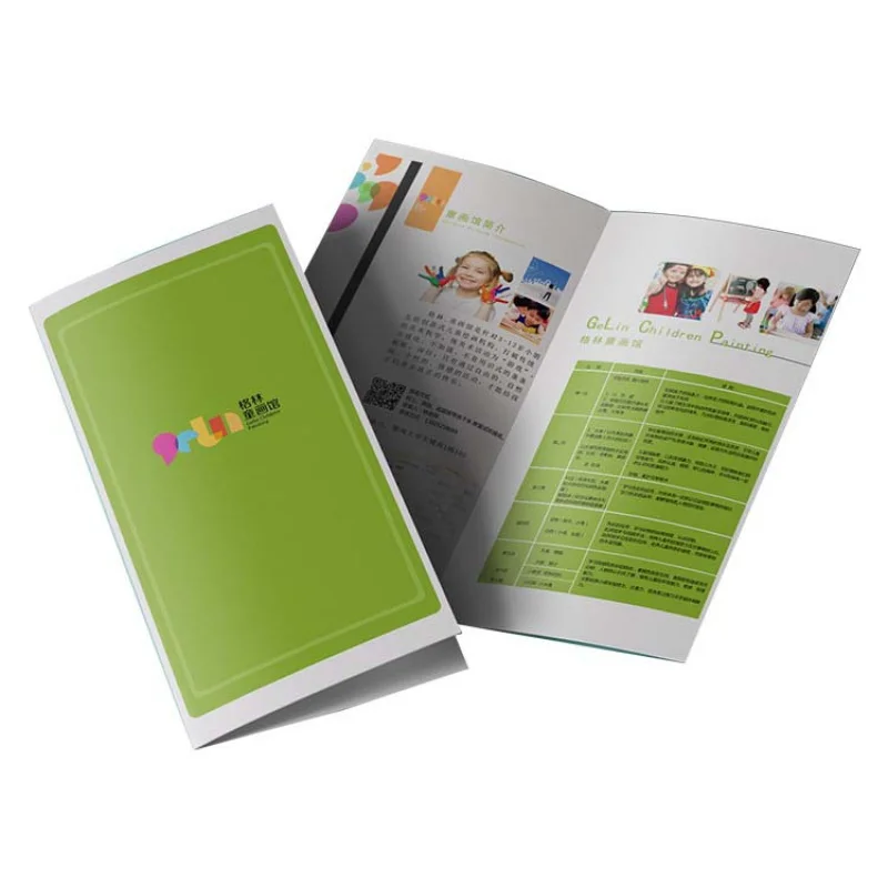 Folleto de guía de usuario personalizado, folleto de catálogo de productos, libro de instrucciones, Impresión Manual de folleto plegable