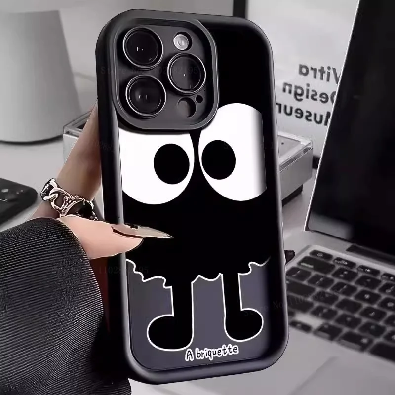 For Xiaomi 13T 12T 13 12 11 Lite 5G NE 12X 12S POCO X5 X4 GT F3 F4 F5 Pro Case Cartoon Big Eye Eggette Soft TPU Silicone Cover