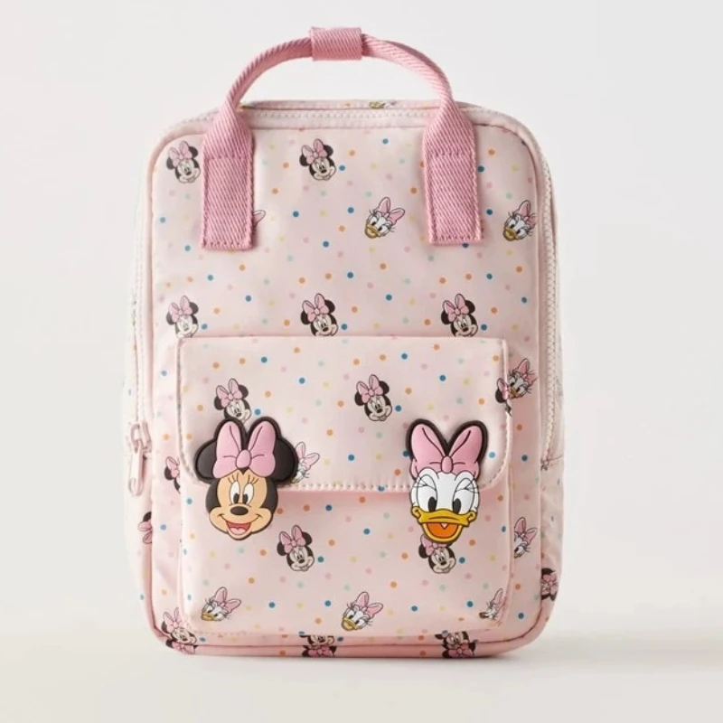 Disney cartoon Minnie Mouse New Kids Backpack Mini Schoolbag Girls and Boys Cute Shoulder Bag