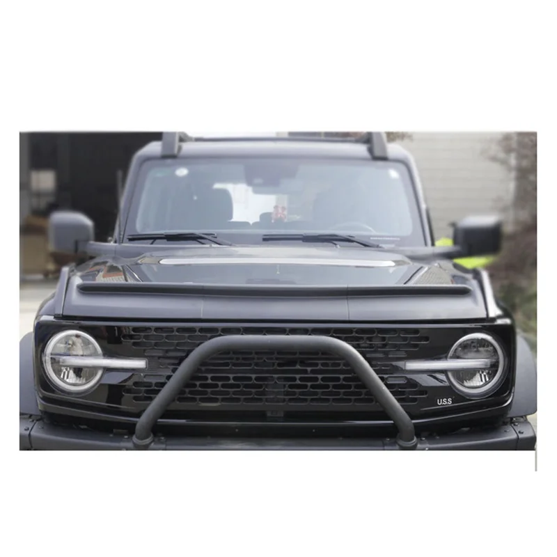 -ABJZ غطاء السيارة واقية الحرس هود 2 باب 4 باب حامي أدوات السيارات اكسسوارات فورفورد برونكو 2021 2022 2023 #6