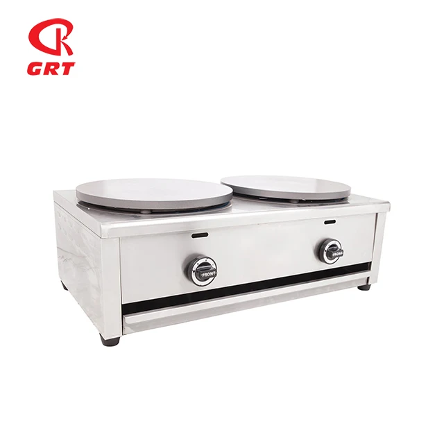 GRT-35G-2 Commercial Gas Double Crepe Pancake  Maker