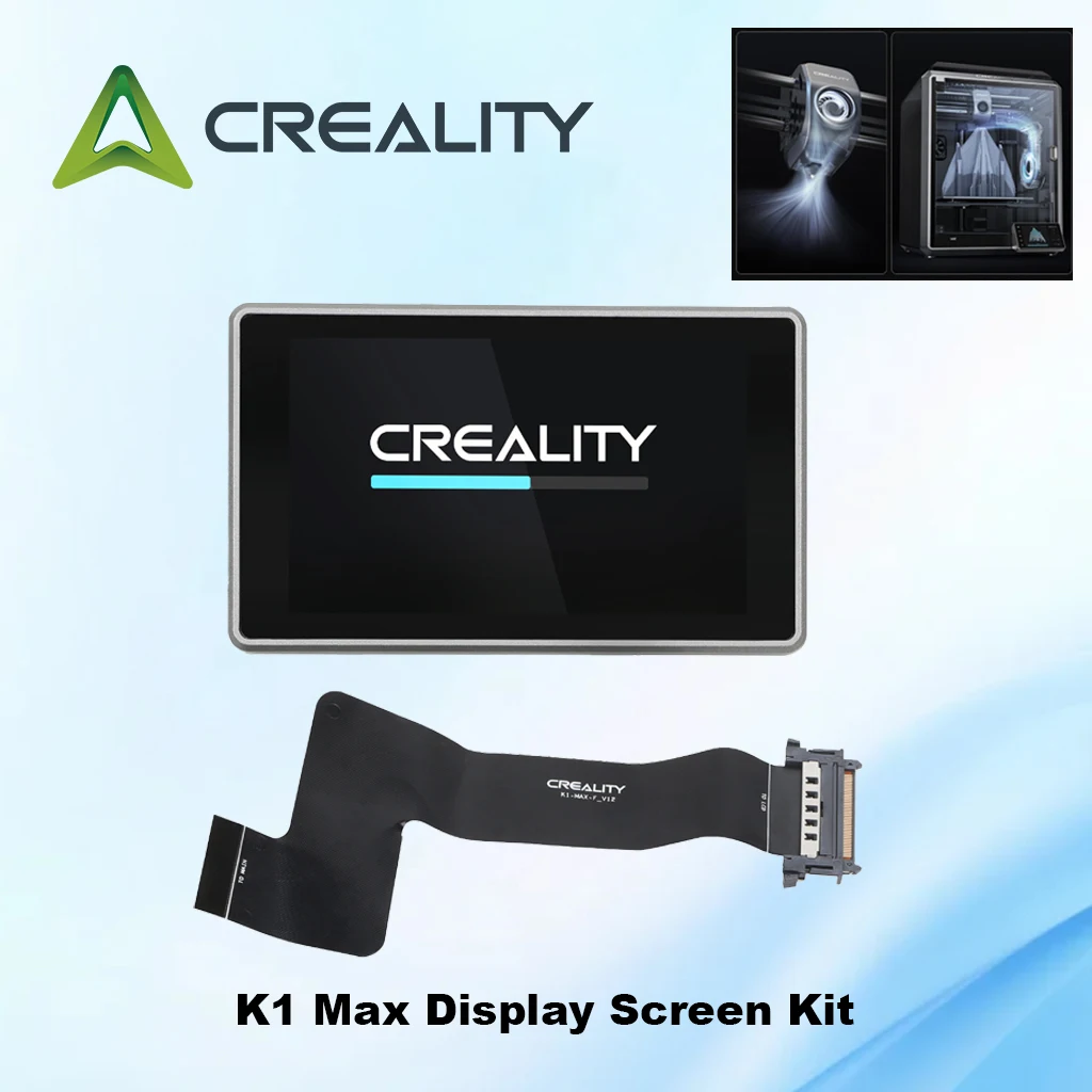 

CREALITY Original K1 or K1 MAX 4.3 Inch Full-Color Touch Screen Kit Display Cable 3d Printer Parts 480×400 for K1 MAX 3D Printer