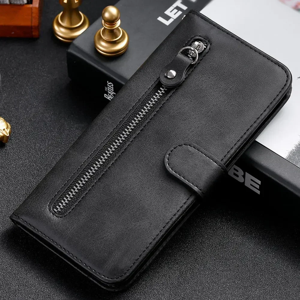 Honor Magic6 Pro 5G Luxury Case For Huawei Honor Magic 6 Lite Zipper Leather Wallet Book Funda Honor Magic5 Pro 4 Lite Cover