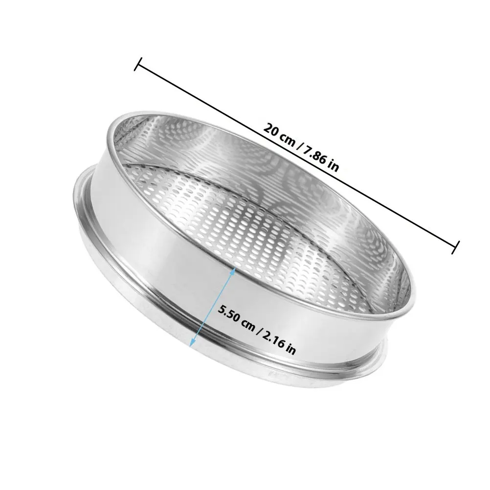 Heavy Duty Stainless Steel Soil Sifter For Gardening Efficient Impurity Screening Durable Lightweight Garden Sieve Sifting Pan