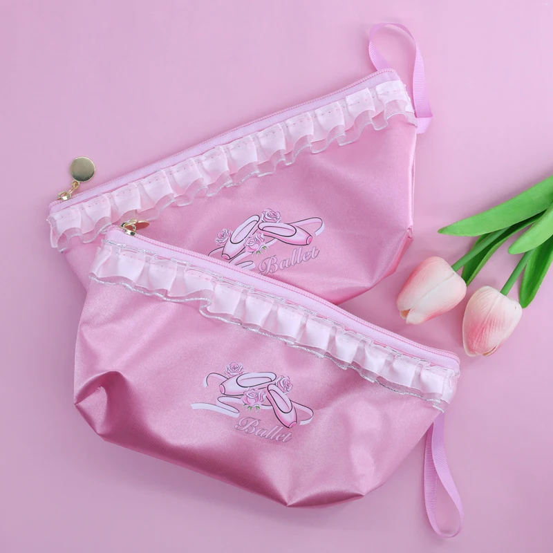 13*24.5 سنتيمتر أكياس الرقص الباليه الوردي النساء الفتيات الباليه الرياضة الرقص حقيبة الفتيات حزمة الرقص الطفل حزمة الباليه حقيبة يد #2