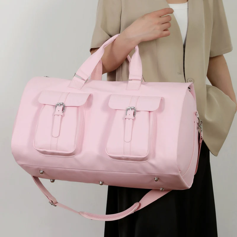 

Sports Fitness Handbag Multifunctional Foldable Shoulder Bag Outdoor Hiking Camping Business Crossbody Bags Large Travel Duffel