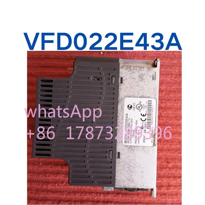 

Used VFD022E43A inverter 2.2KW 380V tested OK and shipped quickly