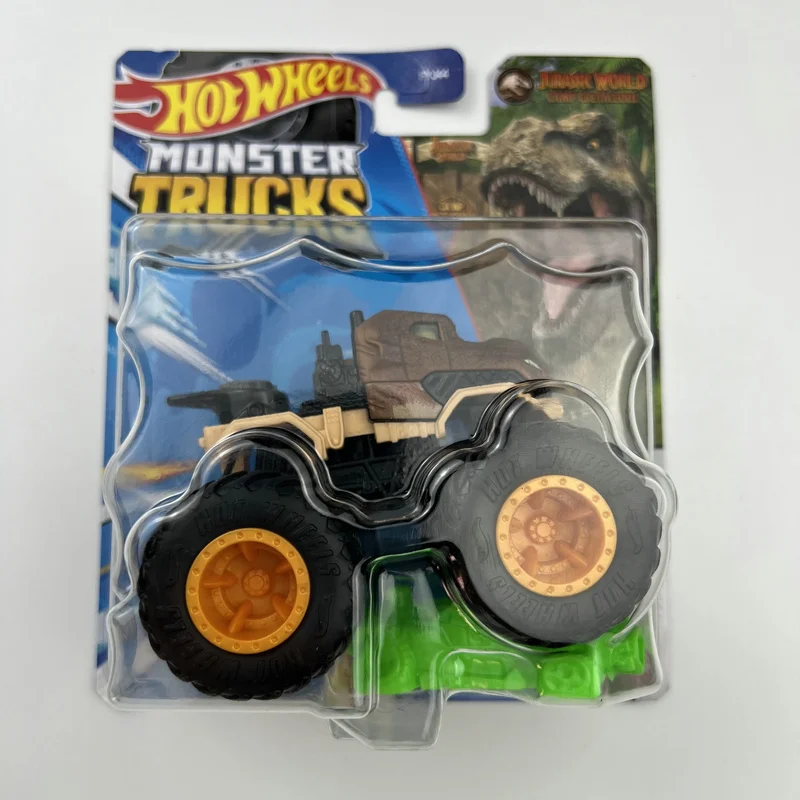 24B FYJ44 HOT WHEELS 1/64 MONSTE TRUCKS DODGE RAM VAN MOTOSAURUS GOTTA DUMP TYRANNOSAURUS REX ALL FRIED UP BATTLE CAT car model