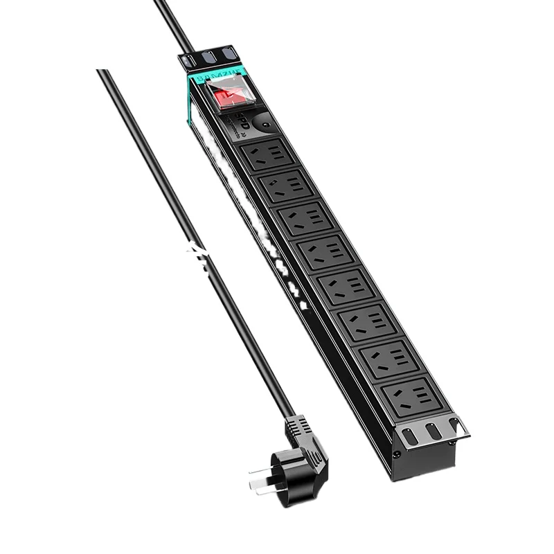 

*PDU cabinet socket power supply engineering special lightning protection power strip 8 wireless high power room wiring board