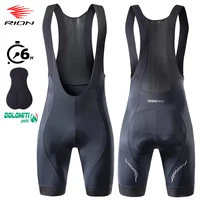 RION-pantalones cortos con pechera para ciclismo para hombre, medias para bicicleta de montaña, almohadillas Dolomiti, ropa de equipo profesional de larga distancia 6H