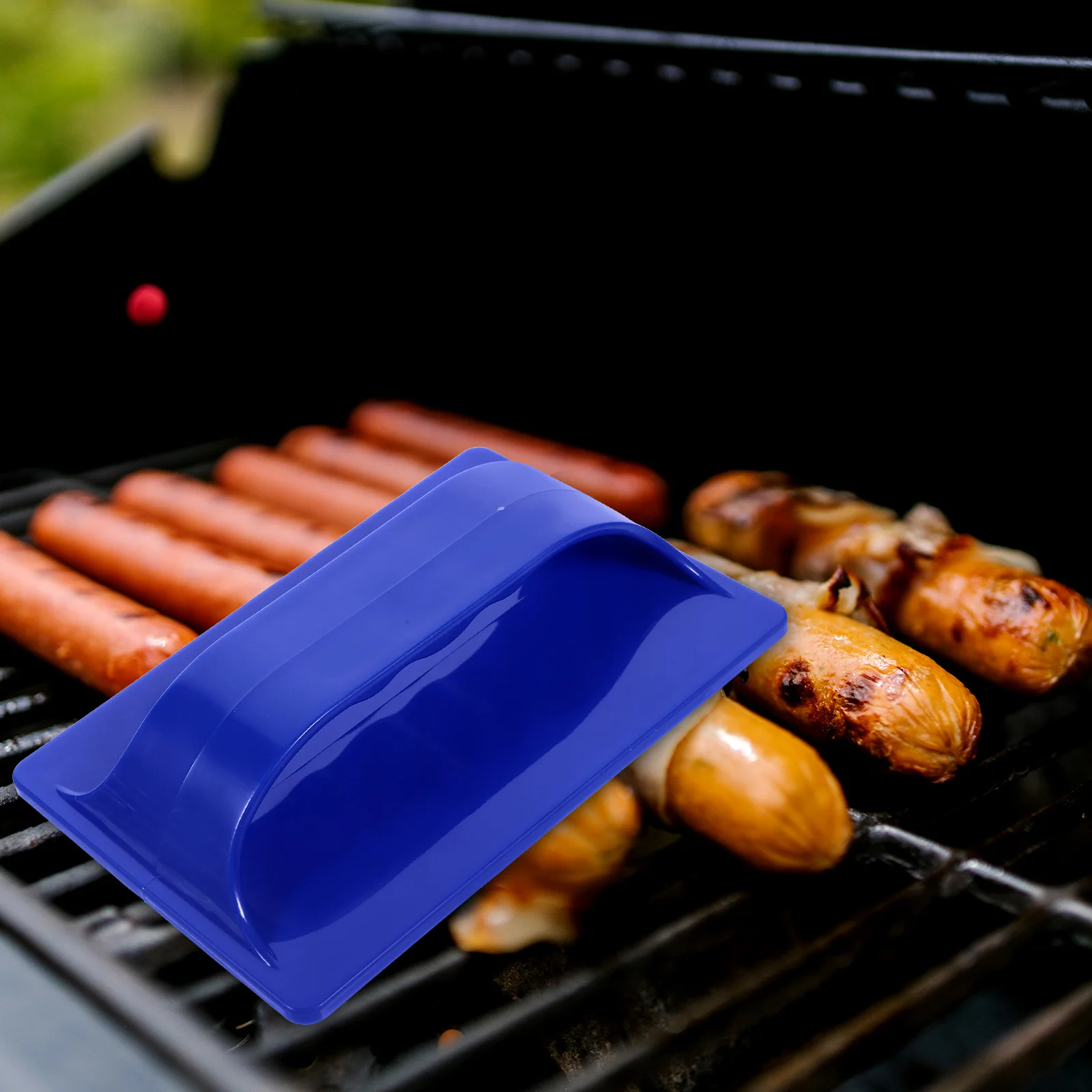 

Hot Dog Slicing Tool Plastic Blue Cutting Tools for Grilling Picnics Camping BBQ Parties Hotdogs Slicers Vegetables Practical
