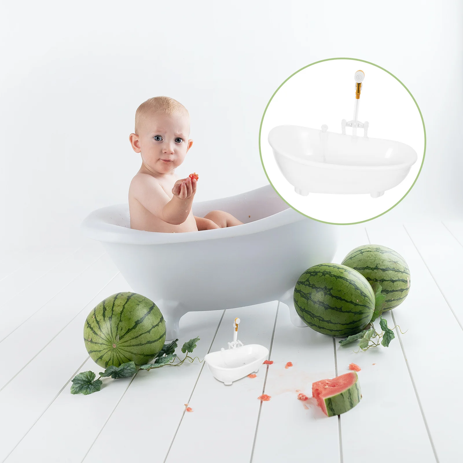 

Mini Electric Water Spraying Bathtub for Kids Playtime Fun Shower Pool Bath Without Batteries Included White Bathtub