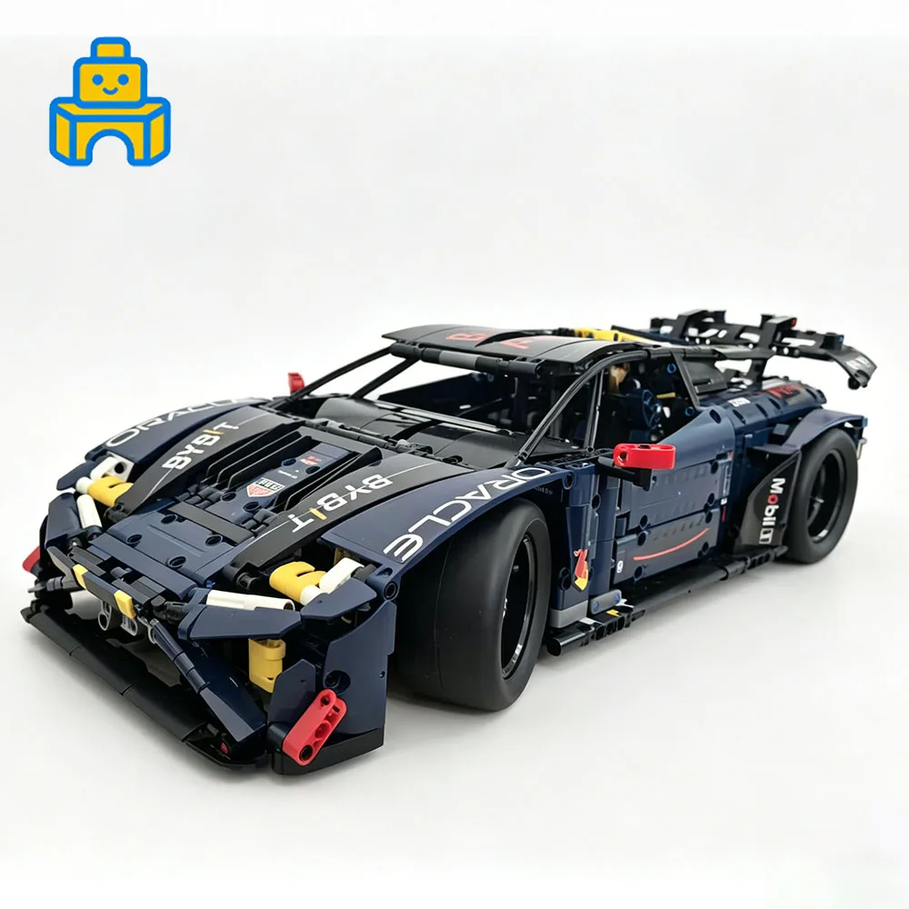 

Конструктор MOC 1482 детали: Техническая модель гоночного автомобиля GT RB20. Игрушка-конструктор для сборки. Подарки на праздники и вечеринки.