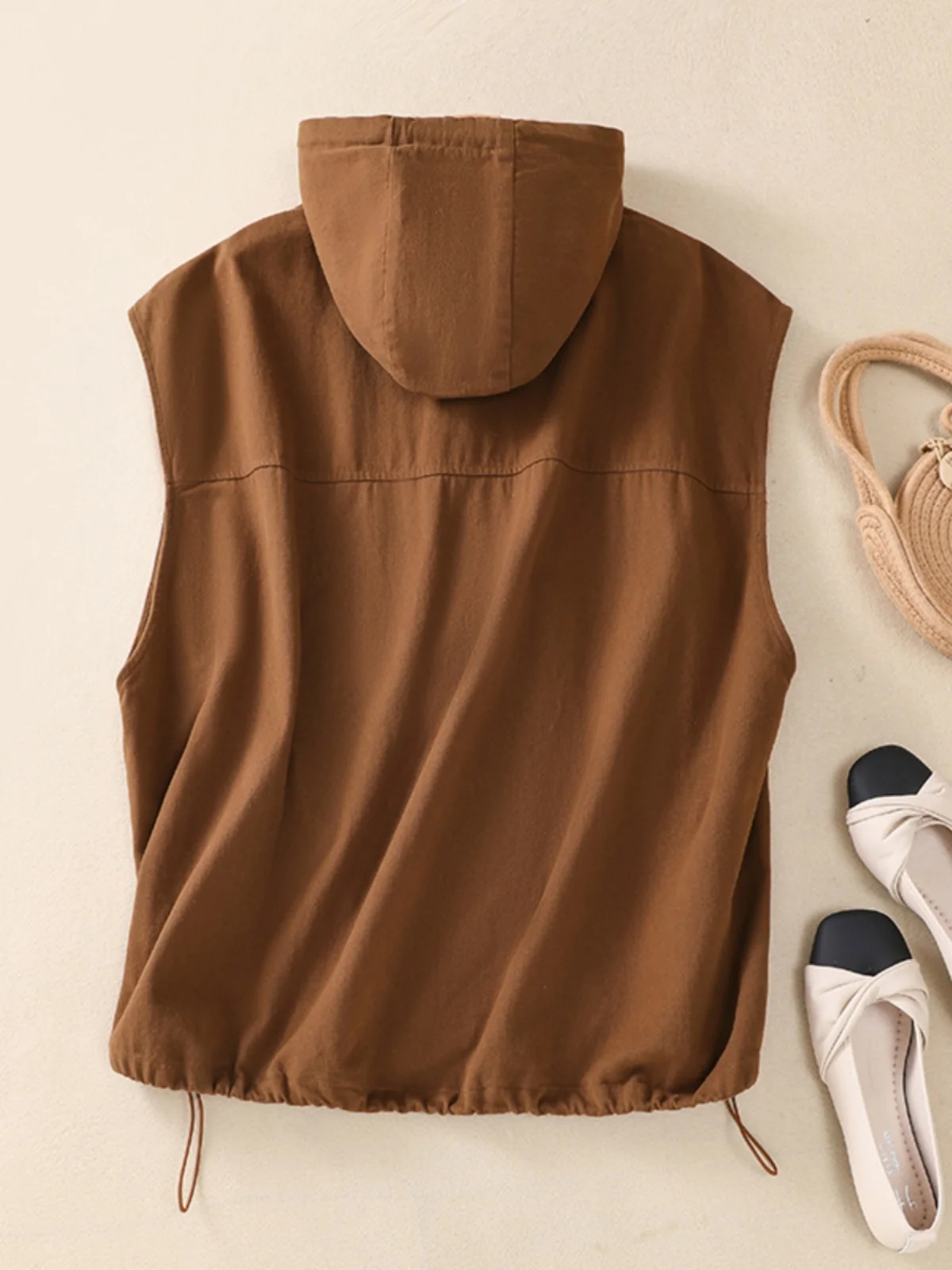 Gilet à capuche décontracté, haut Design Faion, vêtements de travail amples, Patchwork, couleur Pure, pour les déplacements, printemps-automne