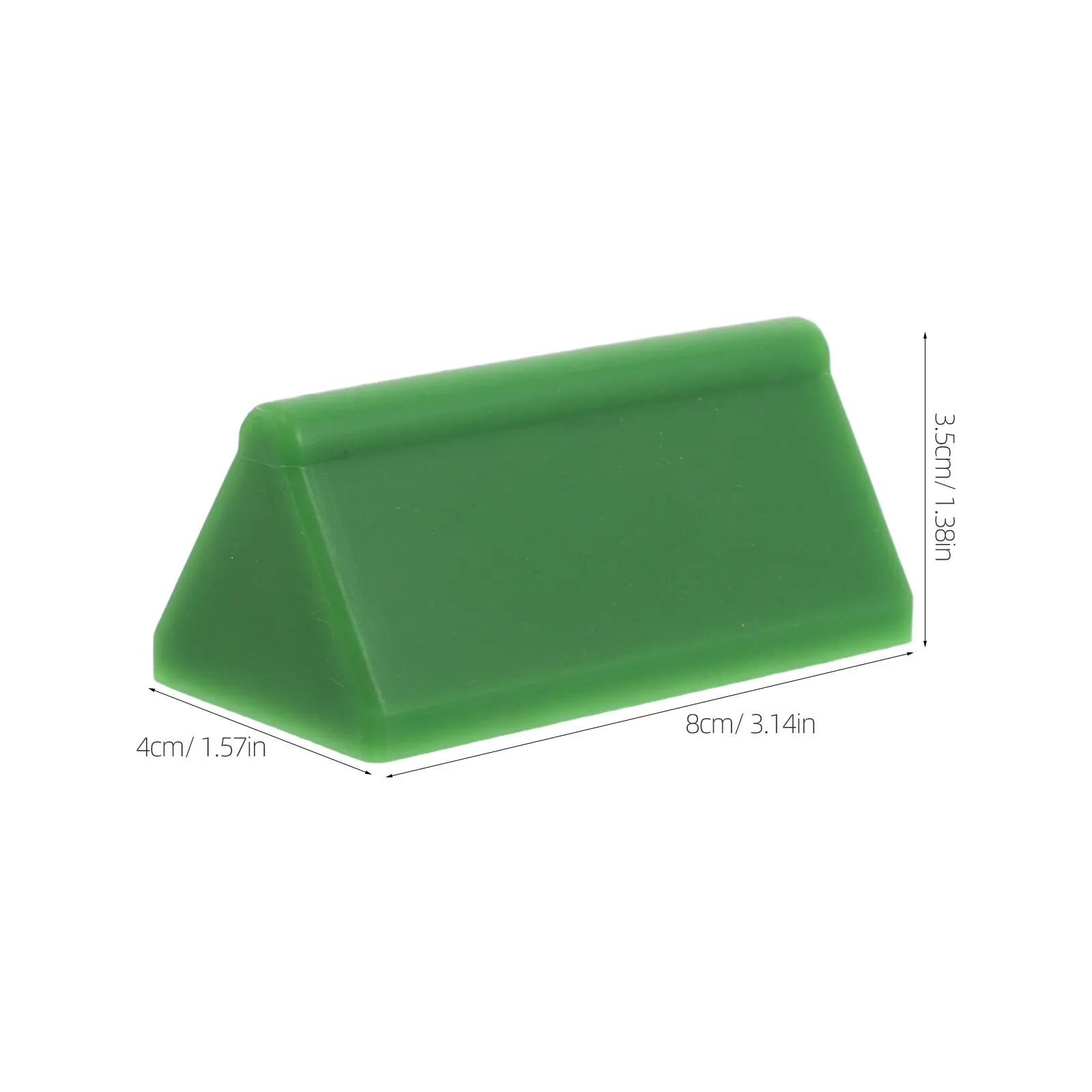 Rubber Tuning Fork Activator Block Green Minimal Noise Portable Forks Resonance Accessory Maximum Vibration Instrument