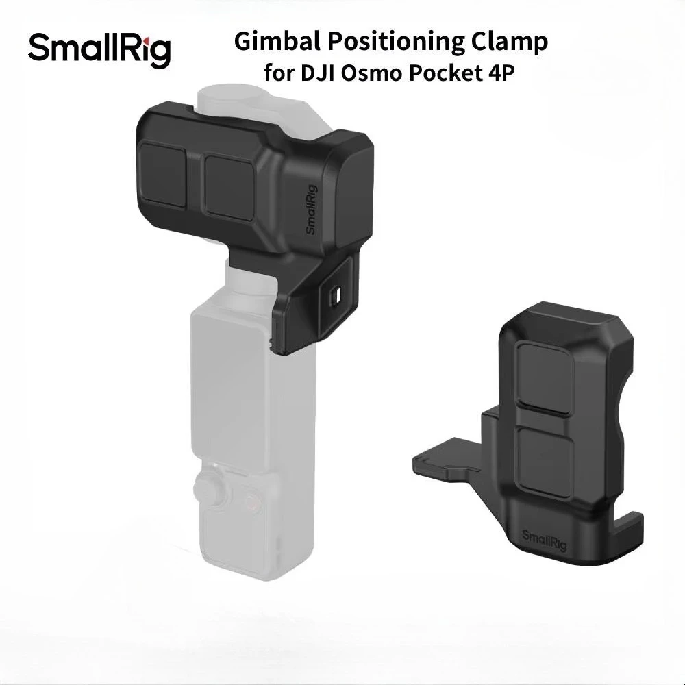 SmallRig 6583 Gimbal Positioning Clamp for DJI Osmo Pocket 4P Help Prevent Lens Shifting Scratches with Tempered Glass