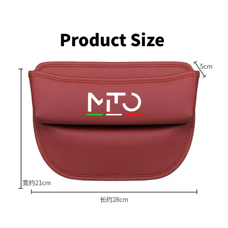 Car Seat Organizer Leather Crevice Storage Box for Alfa Romeo MITO Auto Accessories