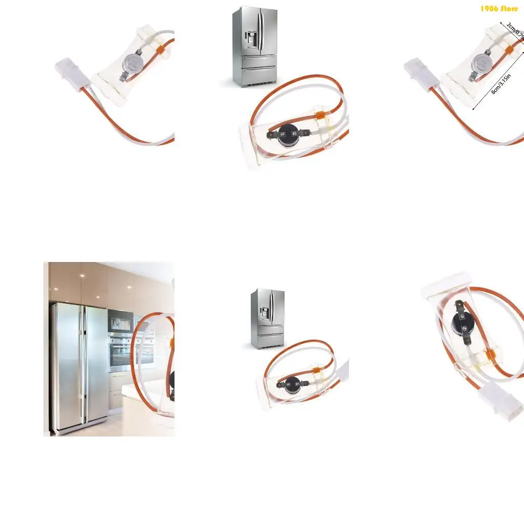 U1JB Fridge Defrost Regulator Plastic MM2-287 Refrigerator Defrost Thermostat For Fridge Refrigerator Maintenance