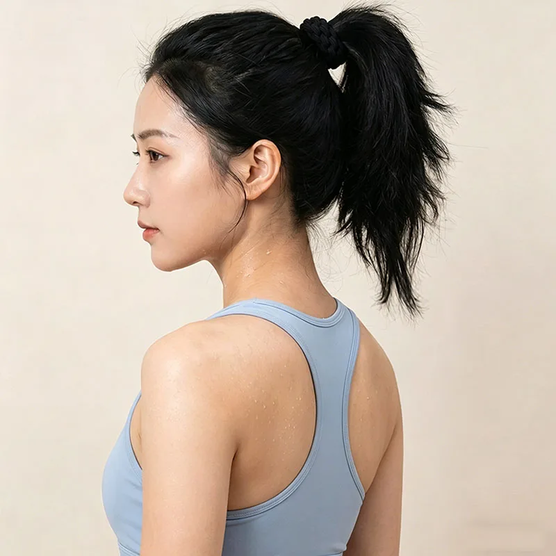 5 Stück/Set Hochwertige, dicke, elastische Haarbänder für Frauen und Mädchen, süße Haargummis, Scrunchies, Haarseile, Haar-Accessoires – Detail 2