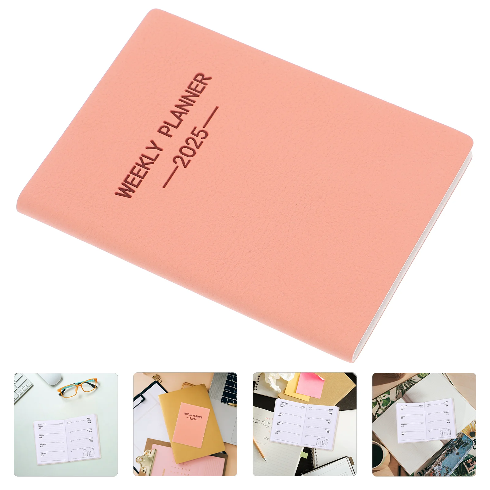 Baggies Pocket Weekly Planner Small Calendar Book Desktop Light Green Mini Planners Office