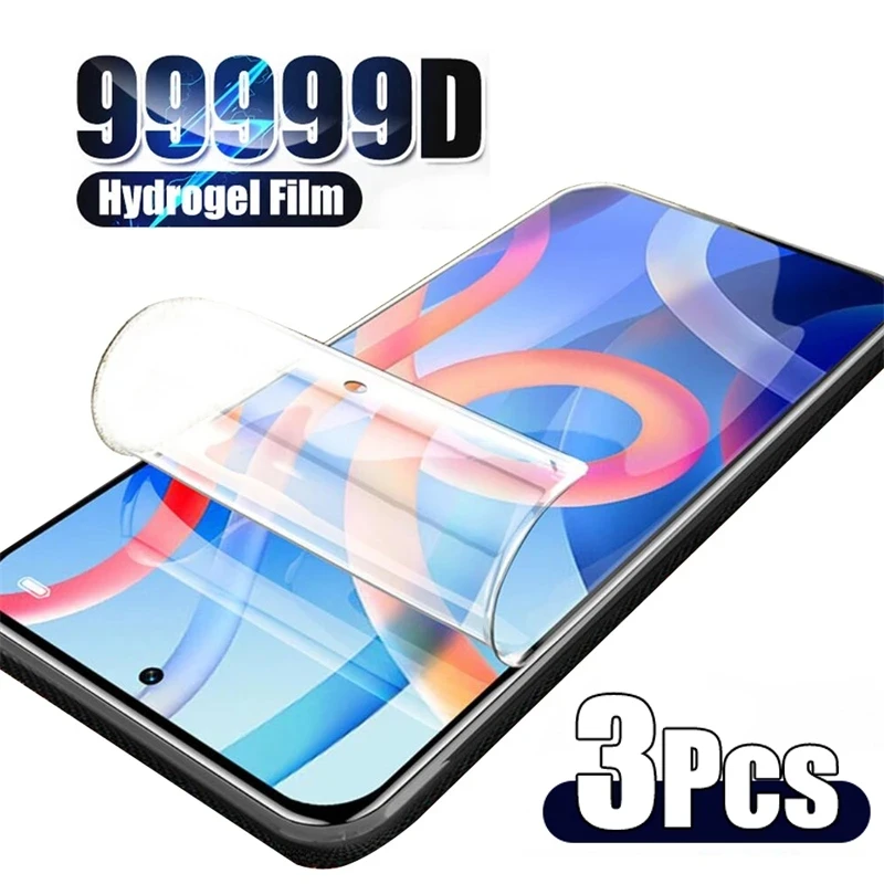 3PCS Hydrogel Film For Infinix Hot 30 30i 4G Screen Protector For Infinix Hot30 Play NFC Hot30i 30Play Protective Front Film