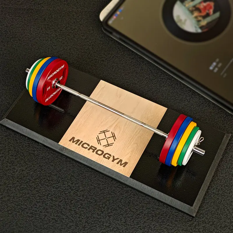 Microgym Mini Barbell Desktop Decor Multicolor Micro Fitness Model Home Gym Decoration Gym Opening Gift For Adult Men Women