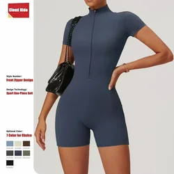 Cloud Hide Workout One Piece Jumpsuit Running Sports Bodysuit Women XL Gym Rompers Women Overalls Sportswear Fitness Yoga Suit